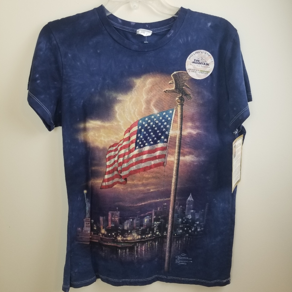 NWT Thomas Kinkade Light of Freedom T shirt